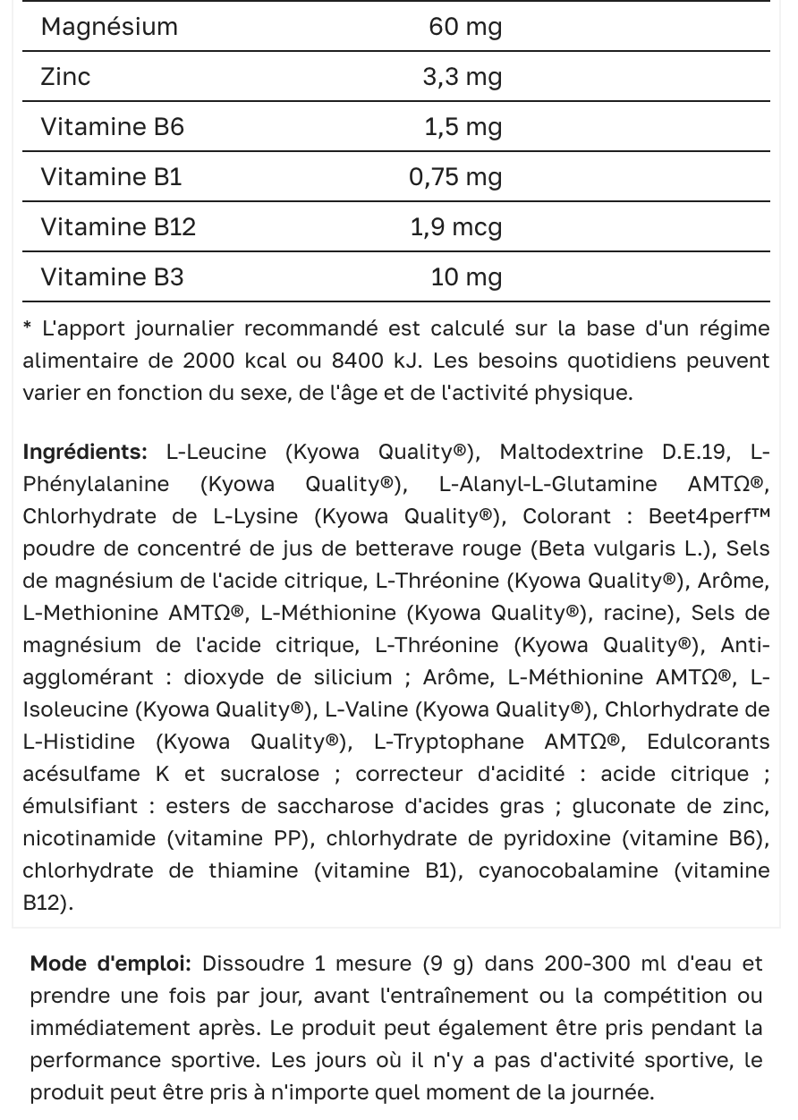 BLP99.9 8:1:1 PURE PROFESSIONAL  300g - Fraise Framboise