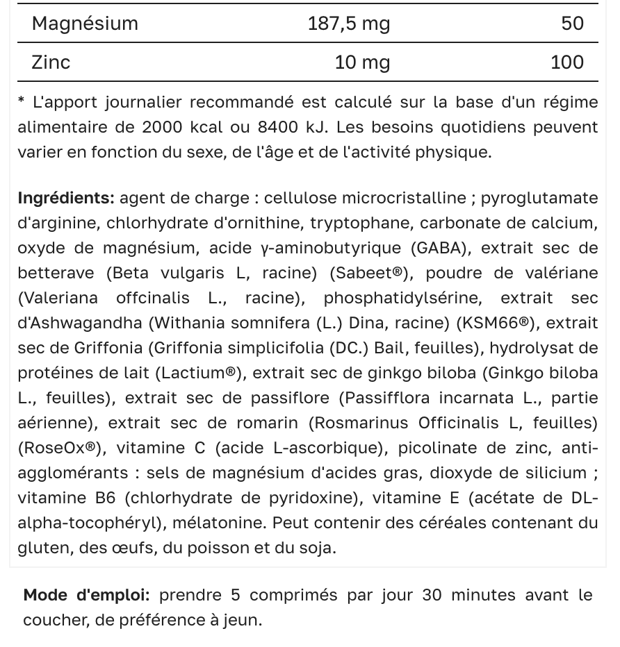 GH RECOVERY PURE - 100 TABS