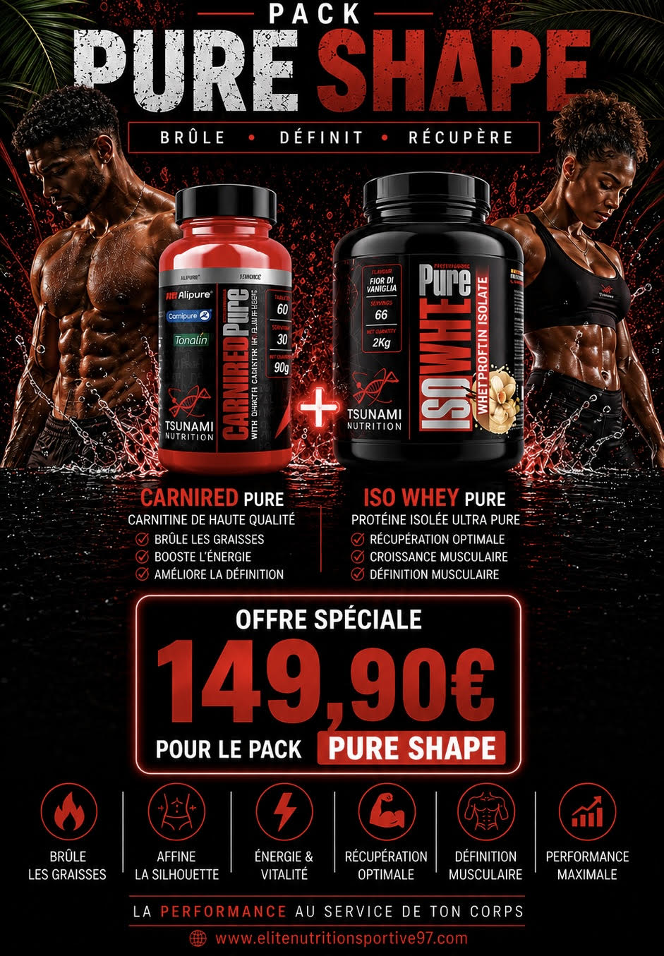 PACK HYPERTROPHY : PURE SHAPE - Sèche & Définition Musculaire
