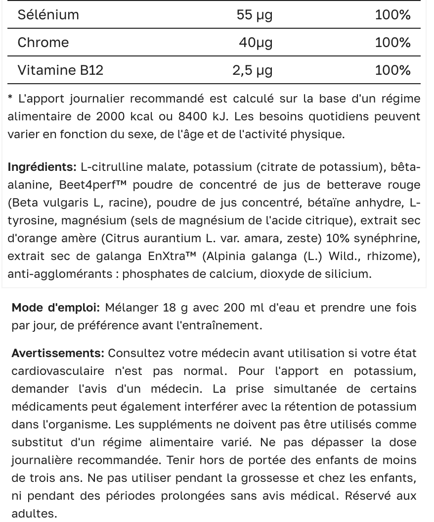 THUNDER STORM PURE PROFESSIONAL - Orange - 480 g