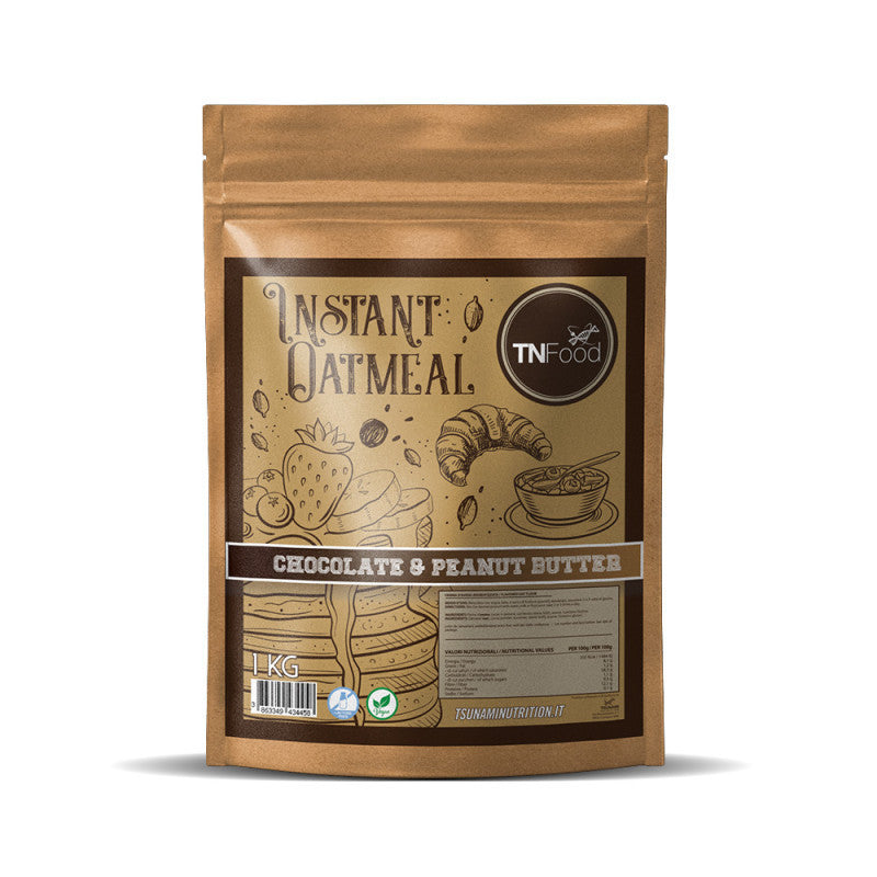 Farine de flocons d'avoine instantanés - Chocolat Peanut Butter - 1kg