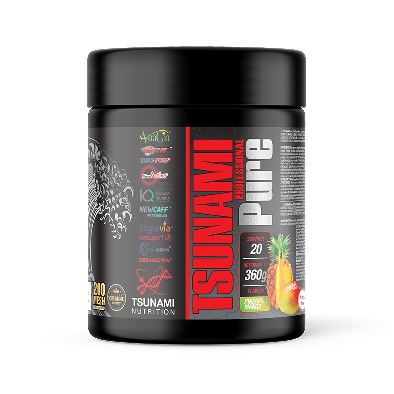 PRE WORKOUT - TSUNAMI PURE PROFESSIONAL - Ananas Mangue - 360 g